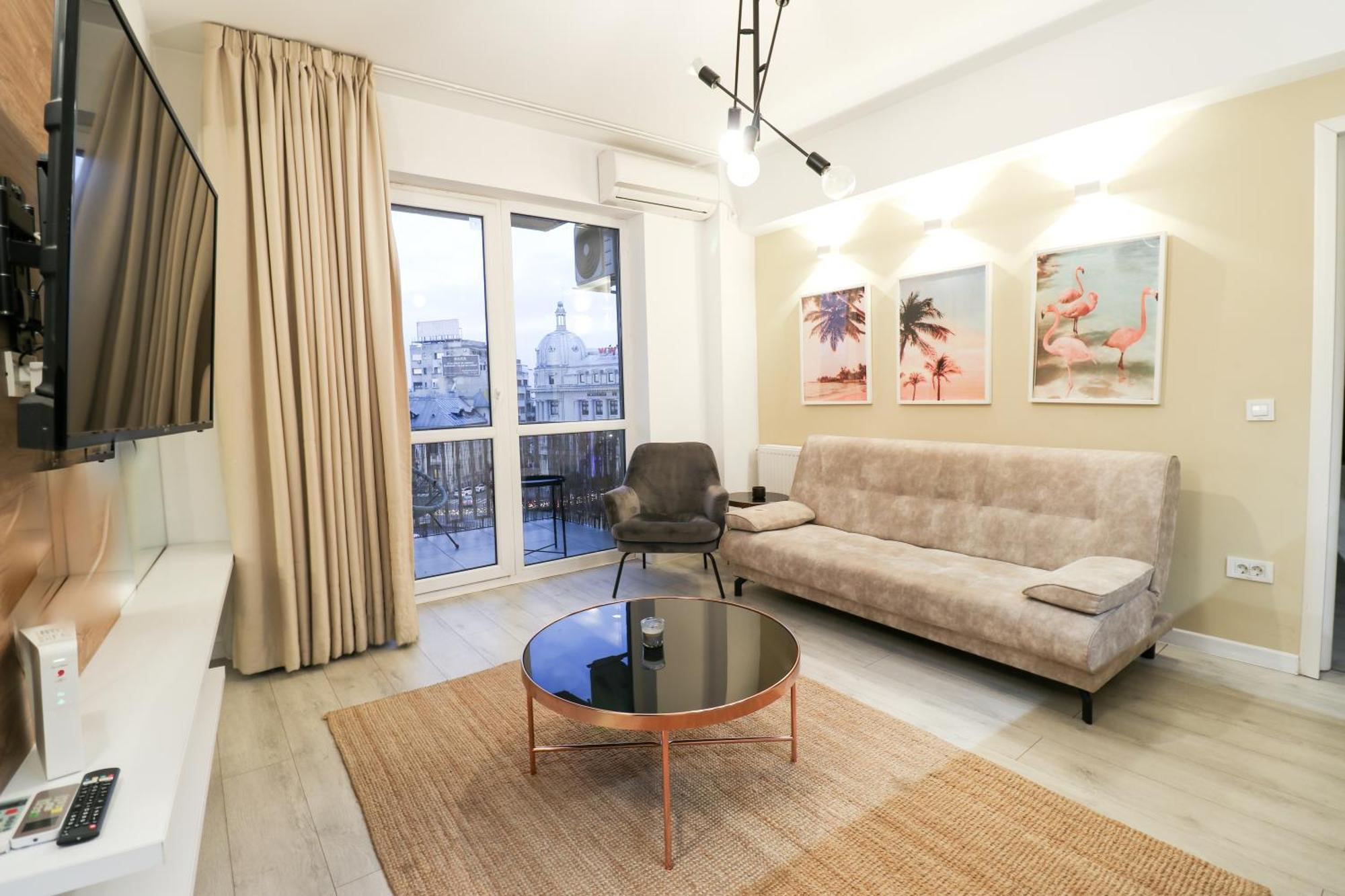 Piata Romana, Two Bedrooms Apartment บูคาเรสต์ ภายนอก รูปภาพ